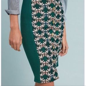 Anthropologie Devlin Buttondown Pencil Skirt - NWT